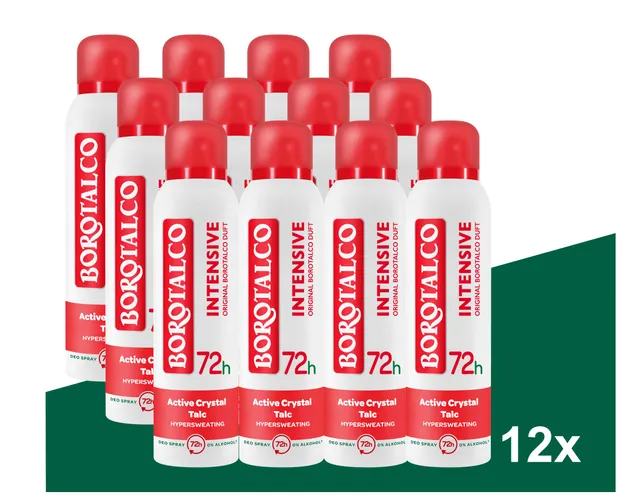 Borotalco Intensive Deospray 12x150ml 72h Original Duft