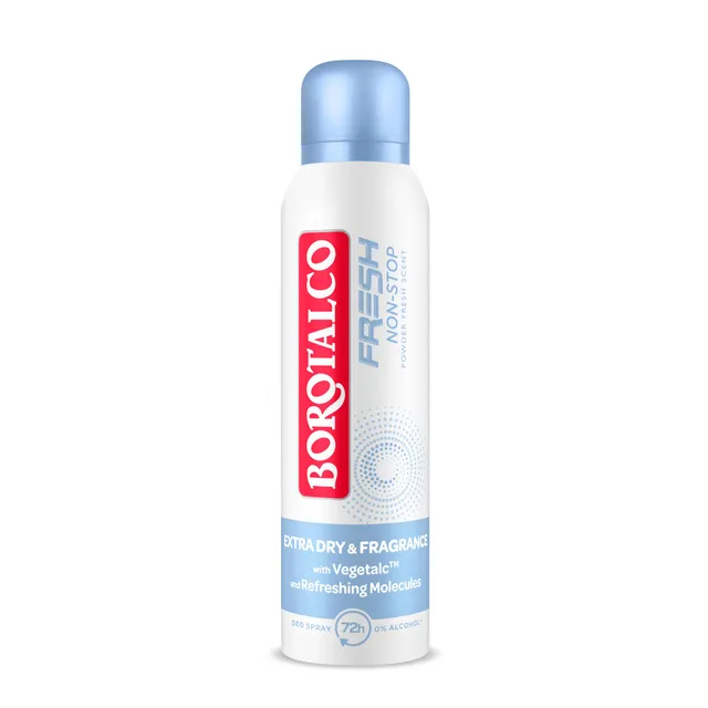 Borotalco Fresh NON-STOP Deo Spray Powder Fresh 150 ml