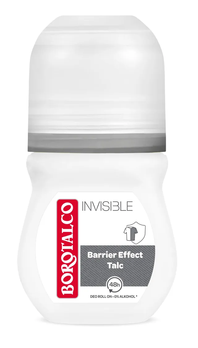 Borotalco Invisible Deo Roll-On 6x50 ml 48h Fleckenschutz