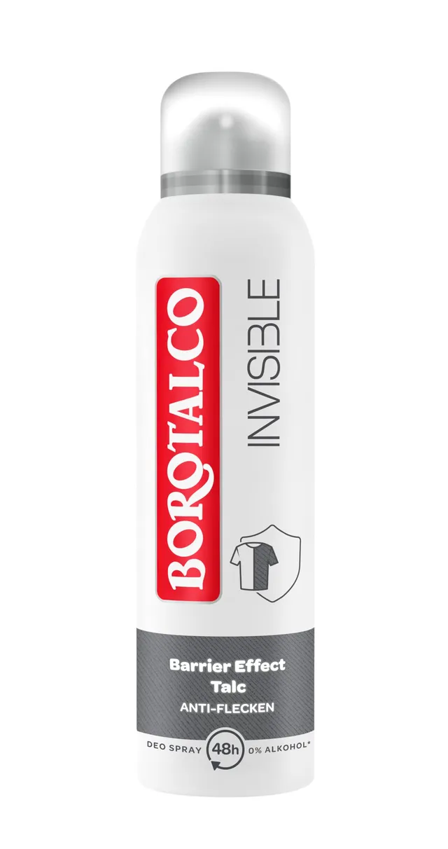 Borotalco Invisible Deospray 150 ml 1er Pack 0% Alkohol
